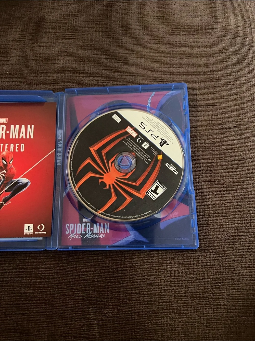 Marvel Spider-Man: Miles Morales PS5 Game - Black & Red Cover